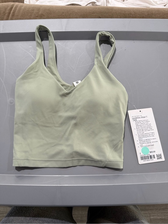 lululemon athletica Other - lululemon athletica align tank fog green nwt size 2